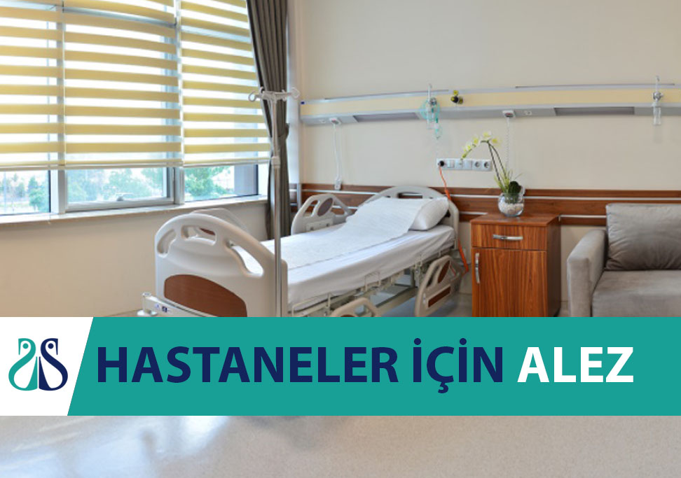 hastaneler için yatak koruyucu alez