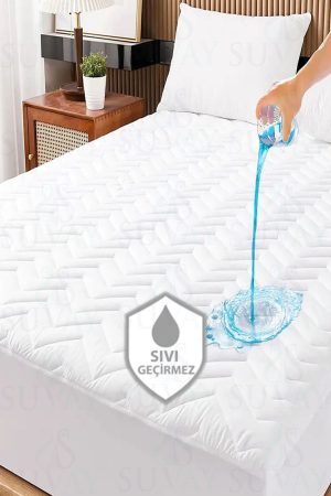 kapitoneli fitted sıvı geçirmez alez